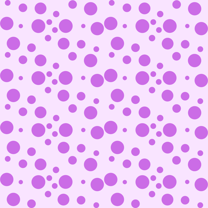 Playful Purple Polka Dot Wrapping Paper