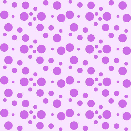 Playful Purple Polka Dot Wrapping Paper