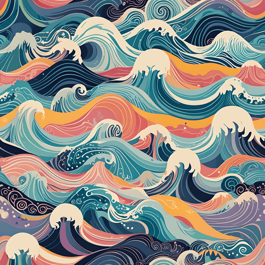 Ocean Wave Wrapping Papers