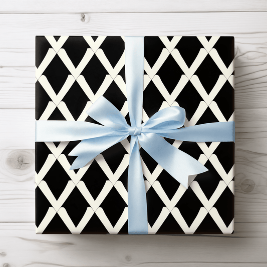 Monochrome Geometric Wrapping Papers