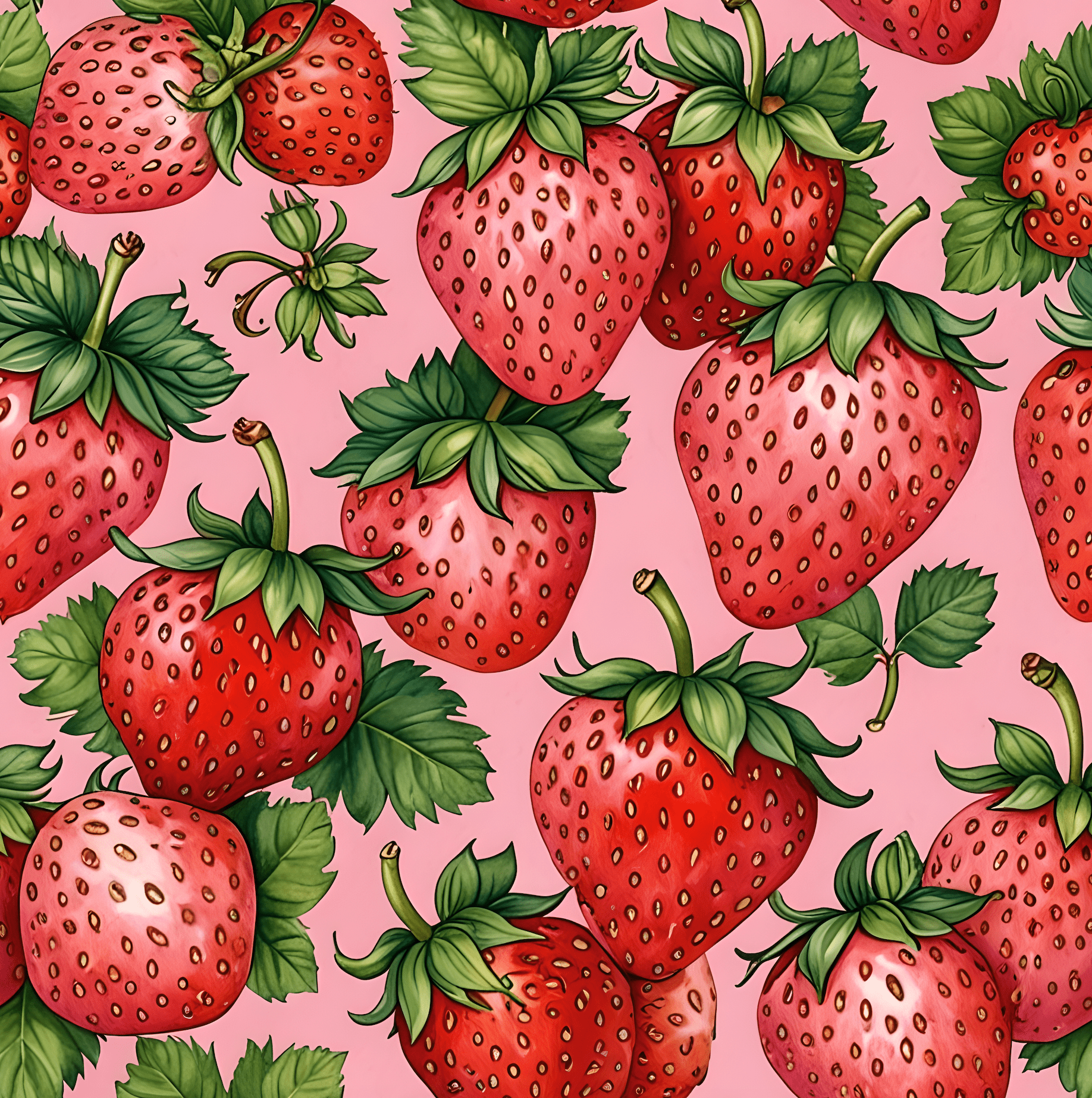 Delightful Strawberry - themed Wrapping Paper for a Sweet Surprise
