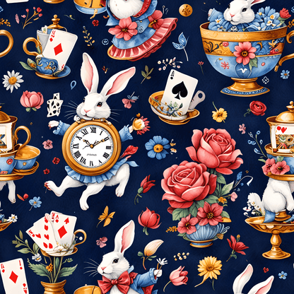 Elegant Wonderland Wrapping Paper - Ideal for Your Tea Party Presents