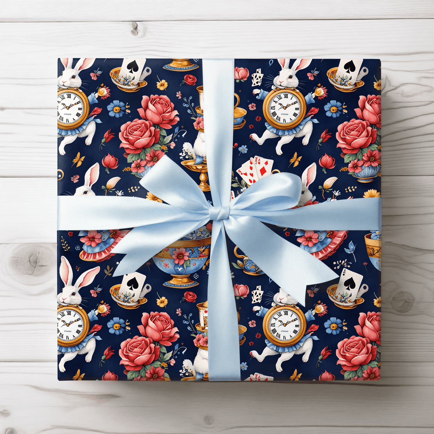 Elegant Wonderland Wrapping Paper - Ideal for Your Tea Party Presents
