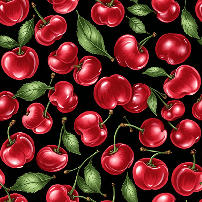Juicy Cherry Print Gift Wrap for a Pop of Color