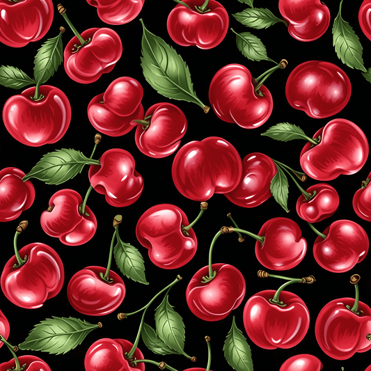 Juicy Cherry Print Gift Wrap for a Pop of Color