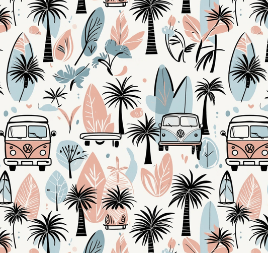Surfboard Beach Wrapping Papers, Beach and Sea Vibes