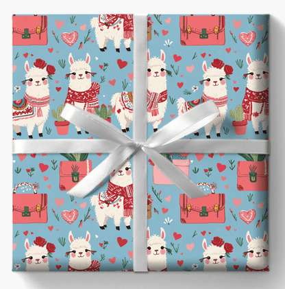 Llama Wrapping Paper