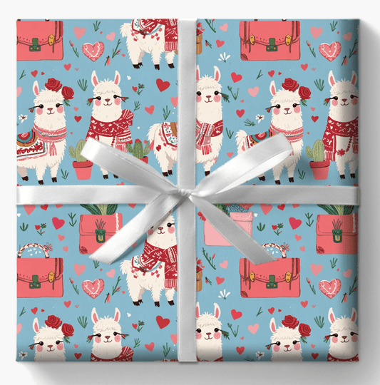 Llama Wrapping Paper