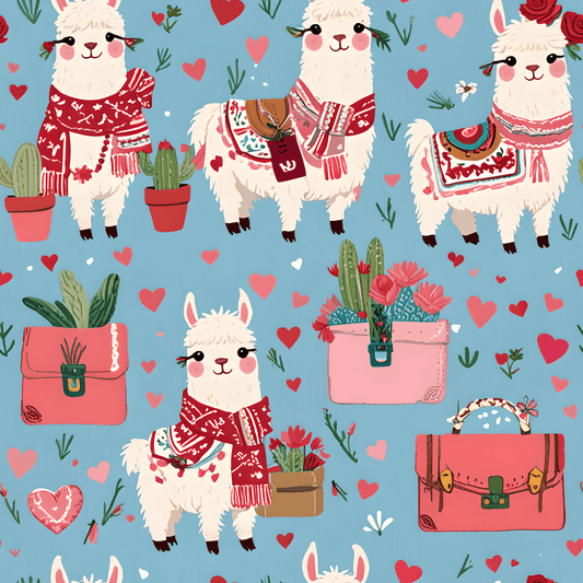Llama Wrapping Paper