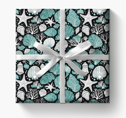 Blue Coastal Dream Wrapping Paper