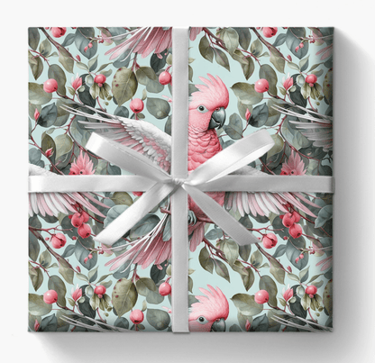 Wrapping Paper: Australian Galah Print - Perfect for Nature Lovers