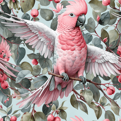 Wrapping Paper: Australian Galah Print - Perfect for Nature Lovers