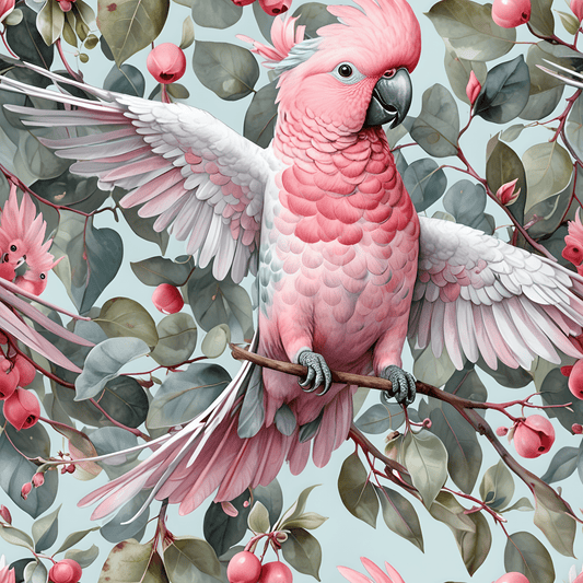 Wrapping Paper: Australian Galah Print - Perfect for Nature Lovers