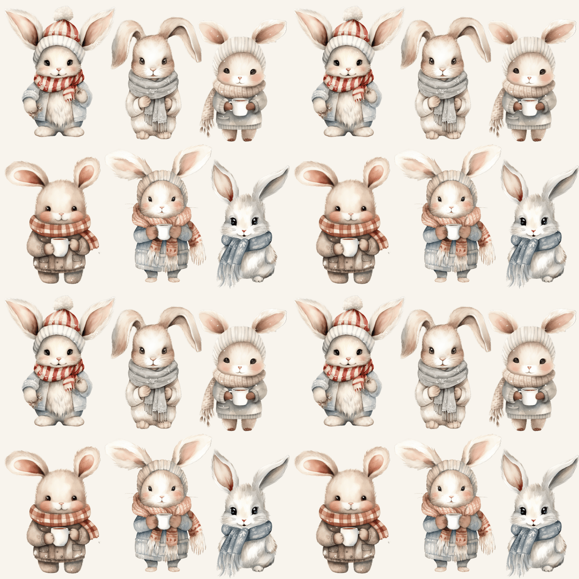 Cozy Bunny Wrapping Paper