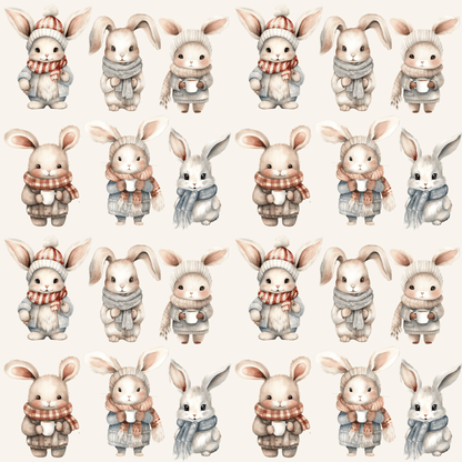 Cozy Bunny Wrapping Paper