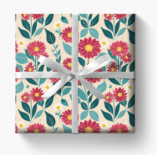 Daisy Wrapping Papers