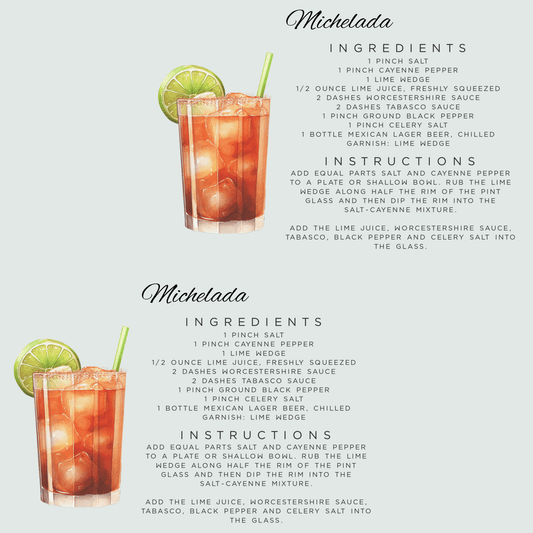 Michelada Recipe Gift Wrap