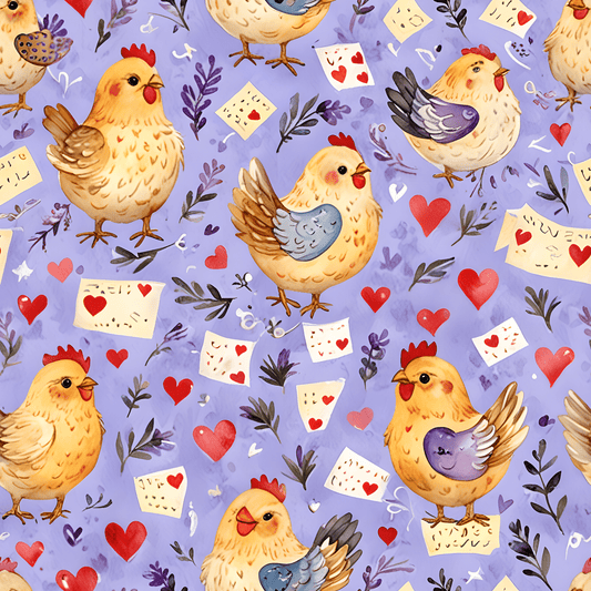 Gift Wrap: Chicken Print