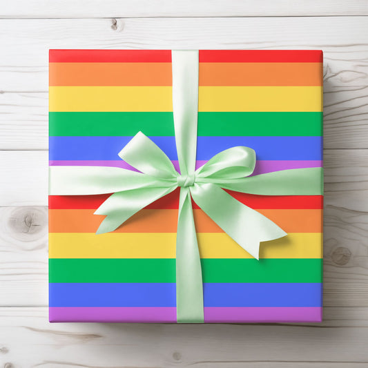 LGBTQ+ Rainbow Color Gift Wrap