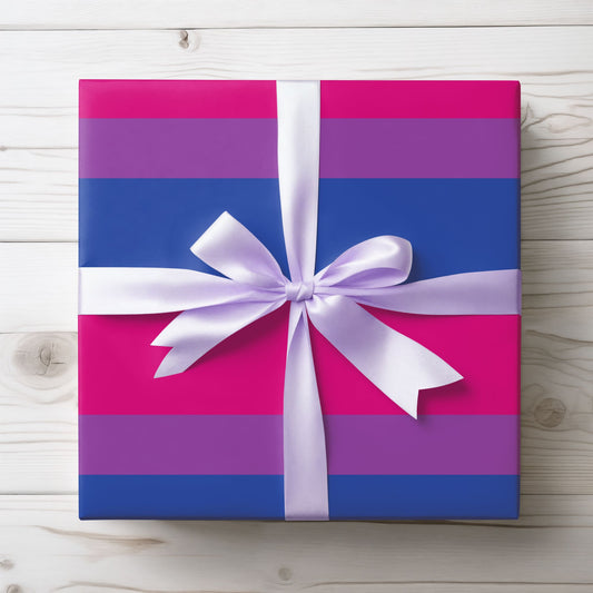 Bisexual Flag LGBTQ Gift Wrap