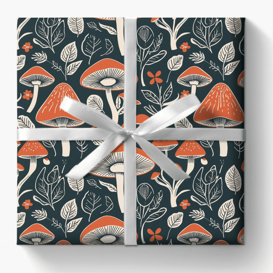 Retro - Inspired Mushroom Motif Design