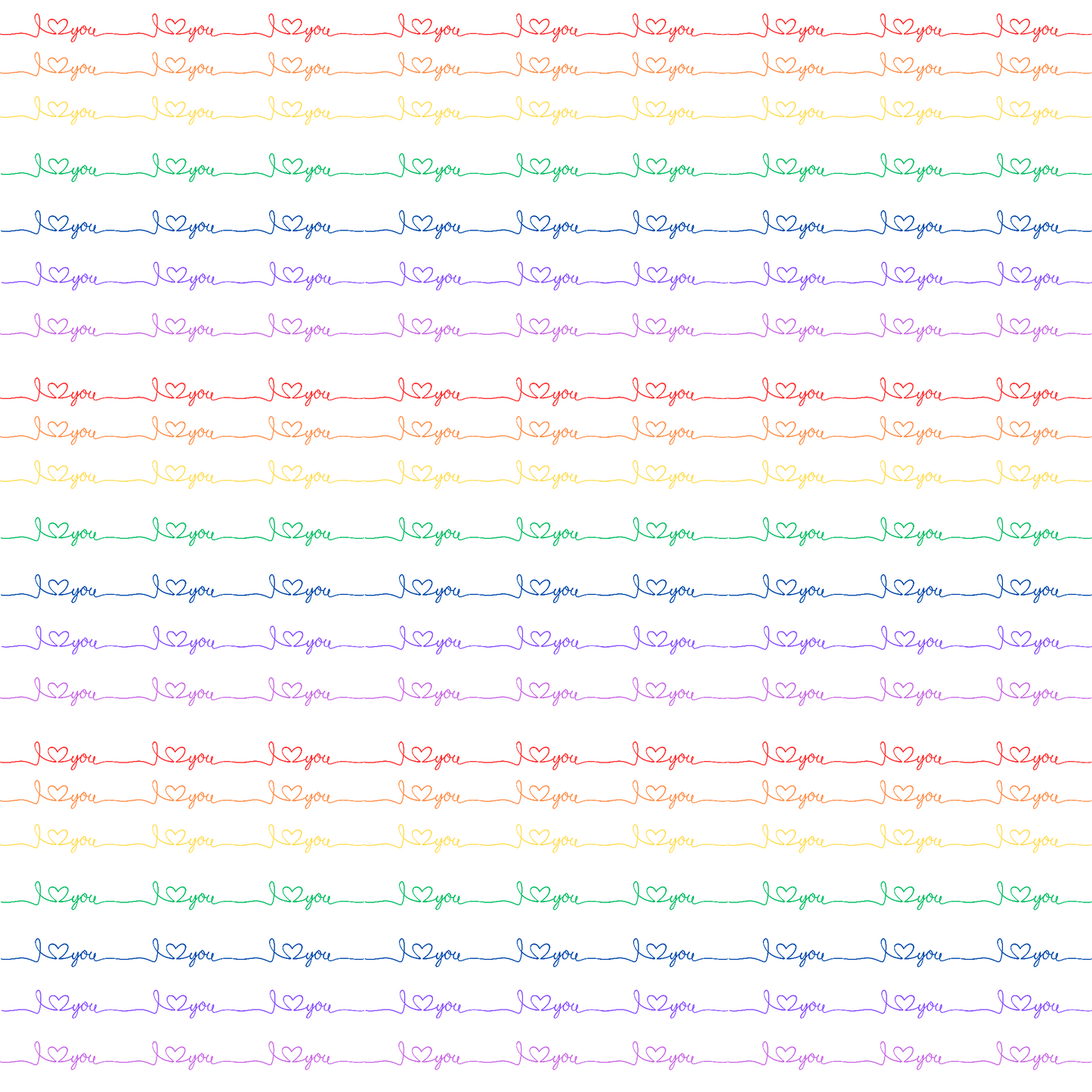 Rainbow Love Gift Wrap