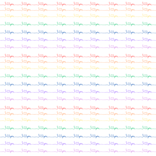 Rainbow Love Gift Wrap