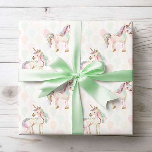 Magical Unicorn Gift Wrap