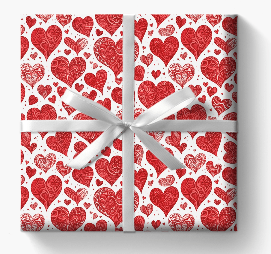 Valentines Day Wrapping Paper