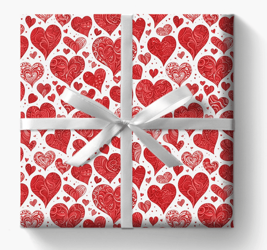 Valentines Day Wrapping Paper