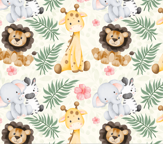 Wild Snuggles – Jungle Baby Animal Wrapping Paper