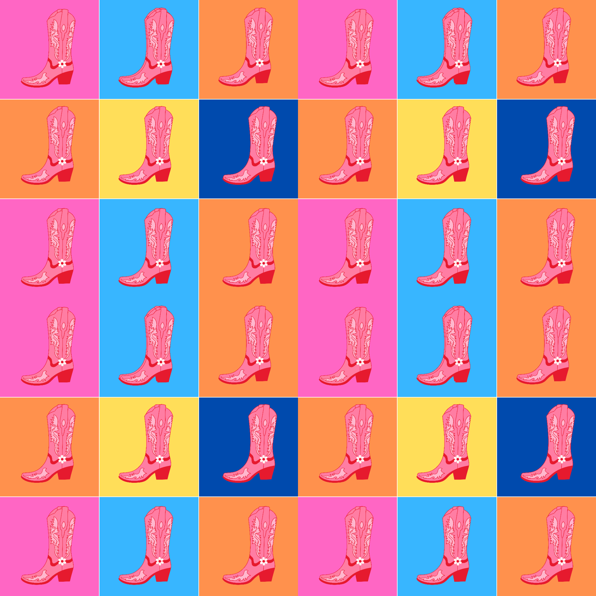 Fun and Colorful Boot Wrapping Paper