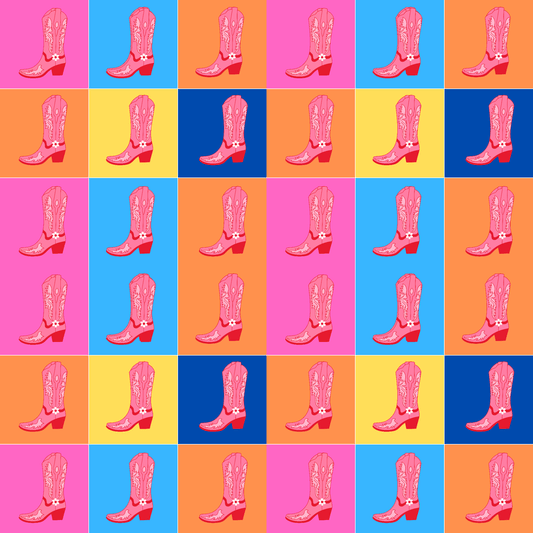 Fun and Colorful Boot Wrapping Paper
