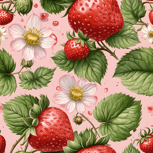 Fruity Pink Wrapping Paper Sheets