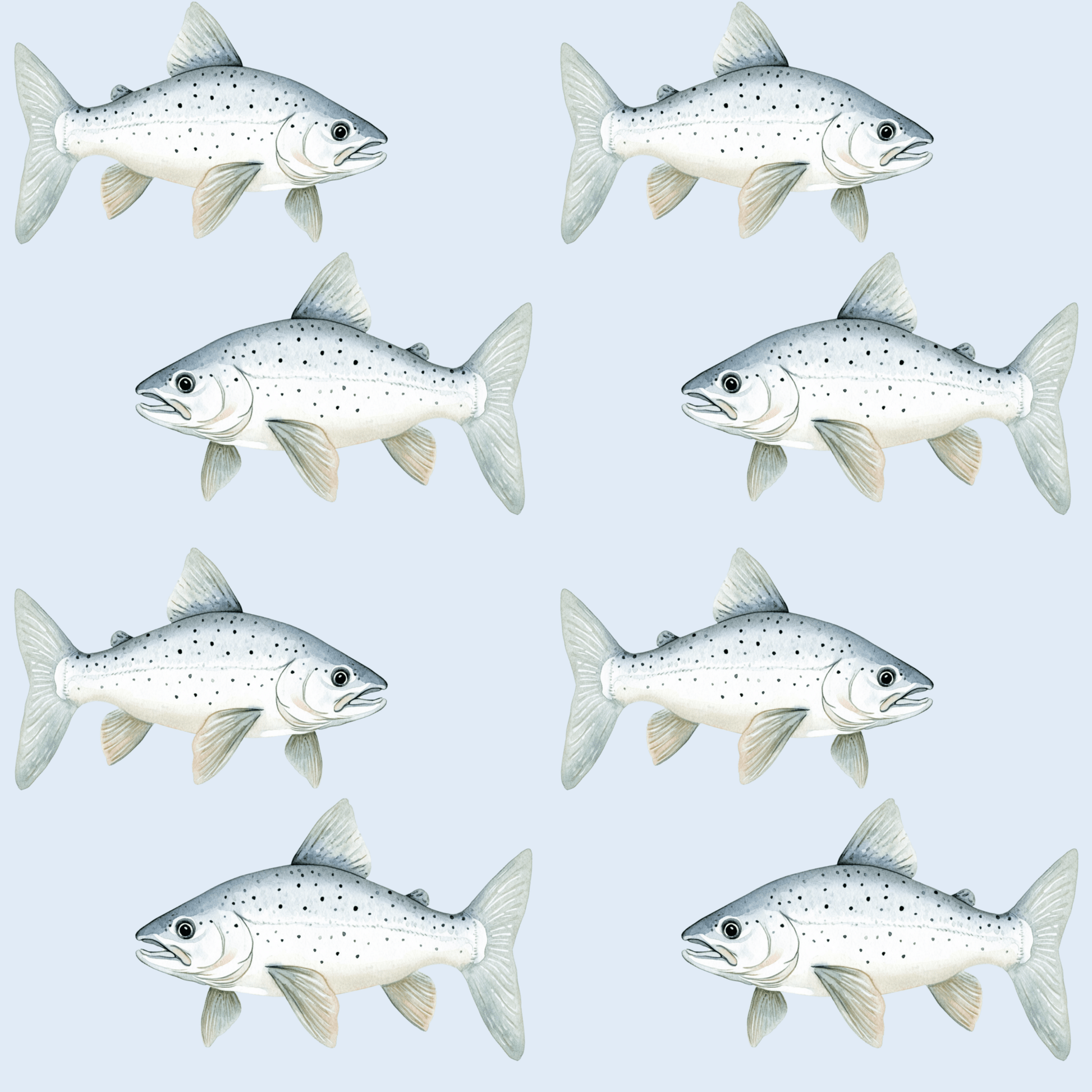 Whimsical Fish Wrapping Paper