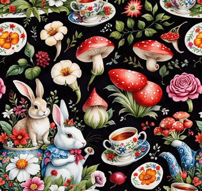 Enchanting Bold Black Gift Wrap - Perfect for Book Lovers