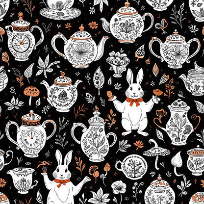 Vintage Alice In Wonderland Wrapping Papers