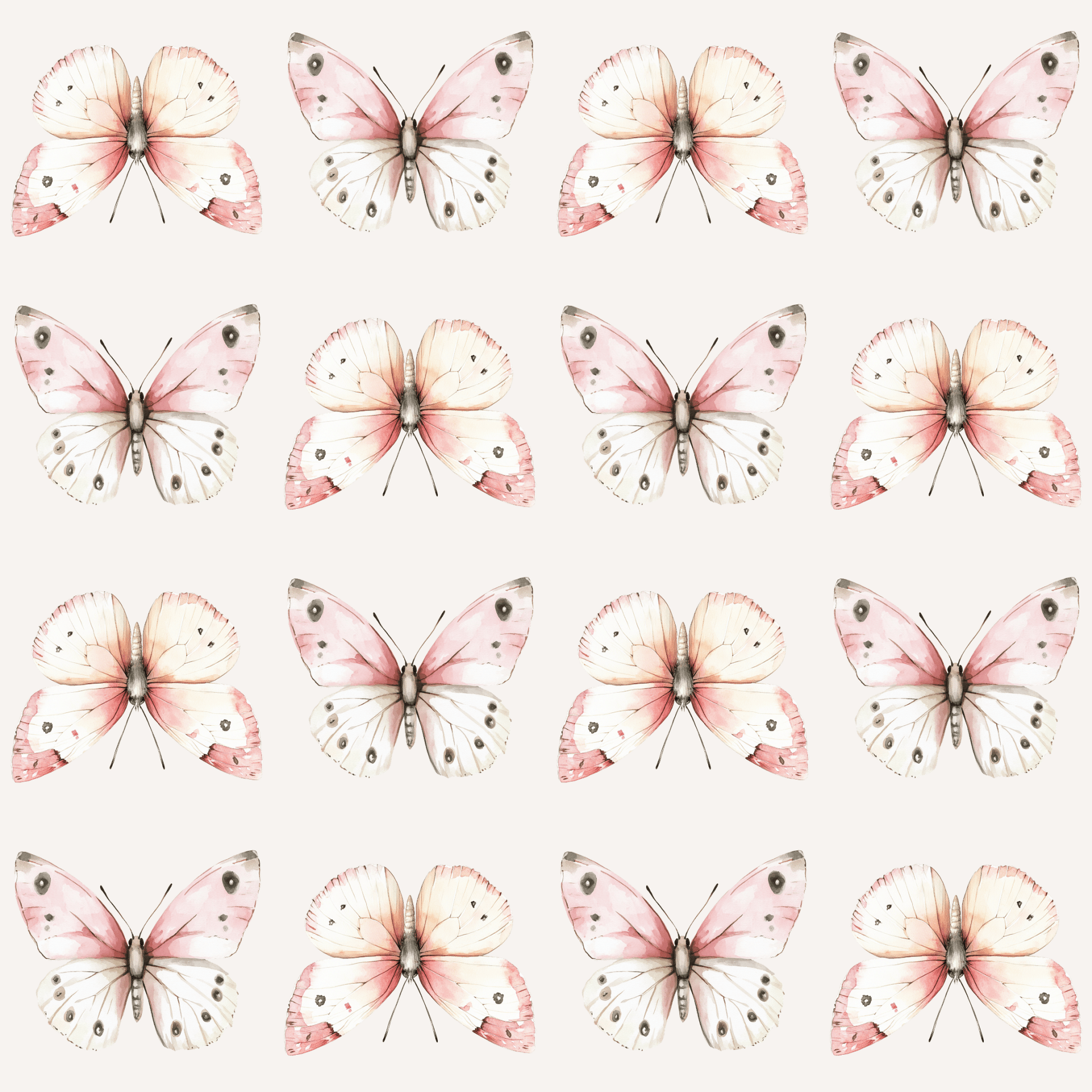 Wrapping Papers - Elegant Pink Butterfly Design for Birthdays and Special Occasions