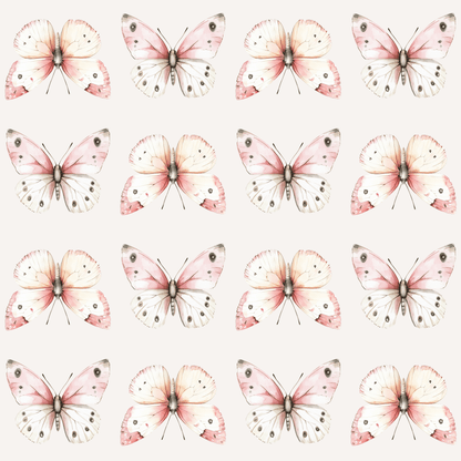 Wrapping Papers - Elegant Pink Butterfly Design for Birthdays and Special Occasions