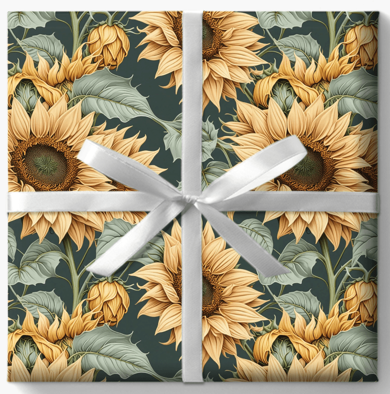 Brighten Up Your Gifts with Sunflower Wrapping Paper