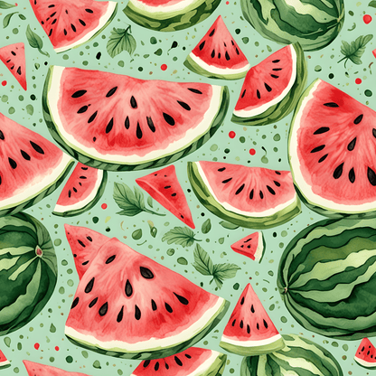Juicy Watermelon Gift Wrap for Summer Celebrations
