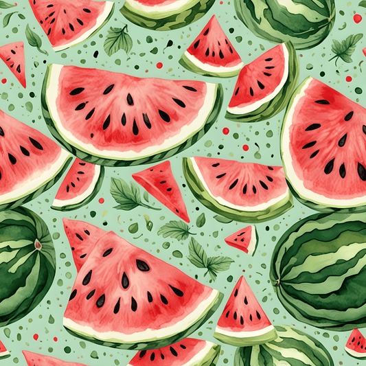 Juicy Watermelon Gift Wrap for Summer Celebrations