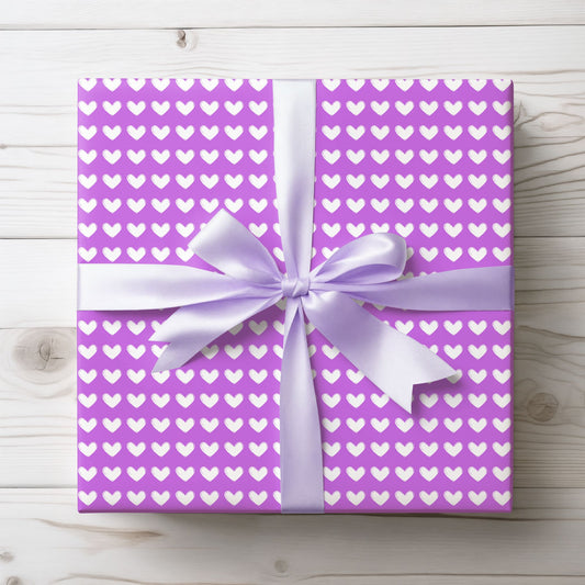 Purple Heart Wrapping Paper