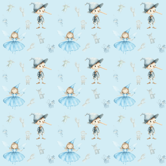 Fairy Tale Pinocchio Wrapping Paper
