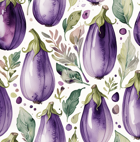 Wrapping Paper - Elegant Eggplant Design for Gift Wrapping