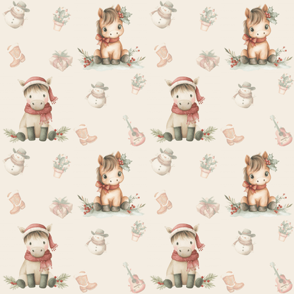 Howdy Holidays – Western Cowboy Christmas Wrapping Paper