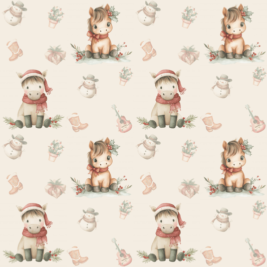 Howdy Holidays – Western Cowboy Christmas Wrapping Paper