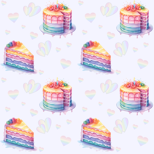 Colorful Cake Wrapping Paper