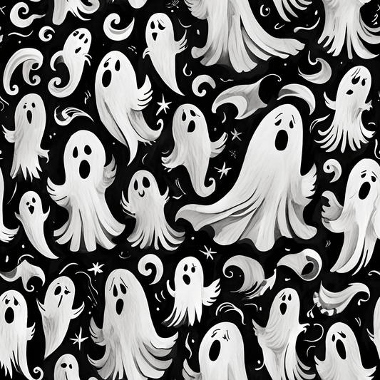 Ghostly Abstract Wrapping Paper