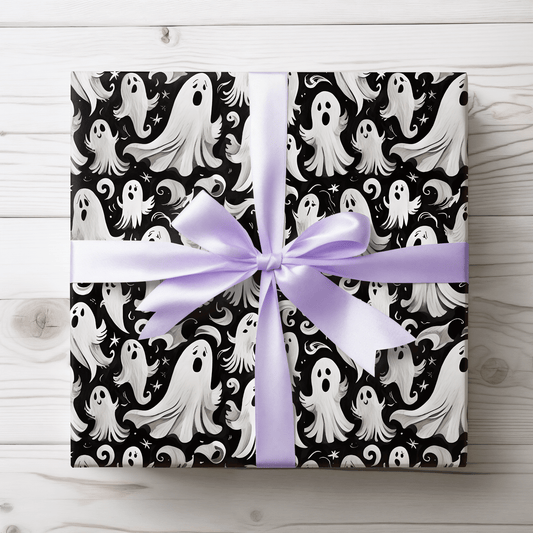 Ghostly Abstract Wrapping Paper